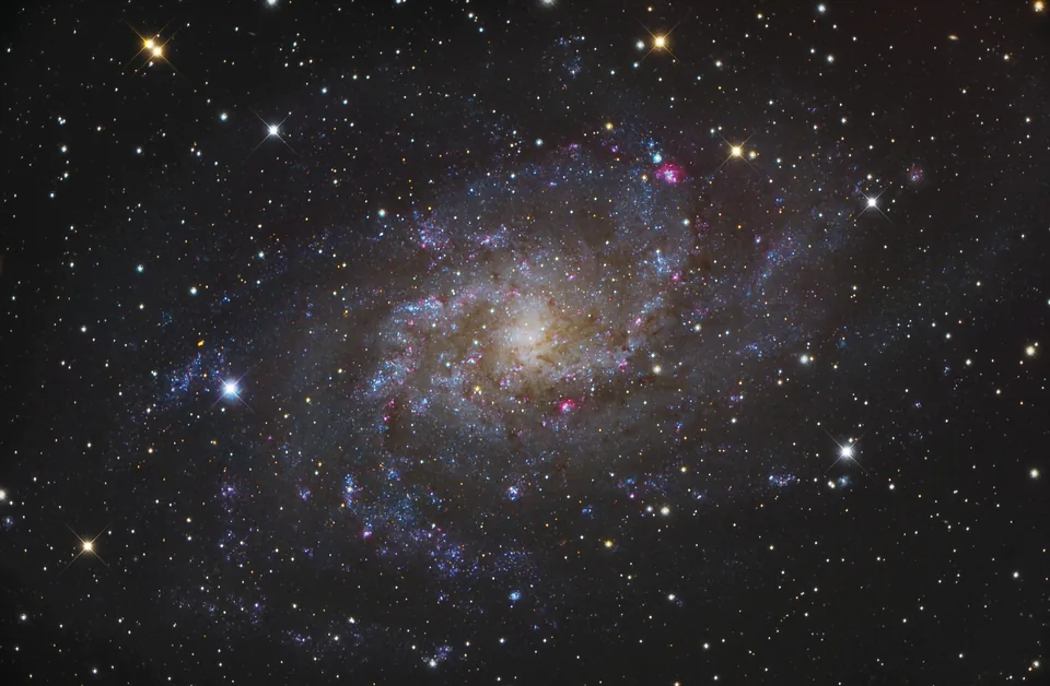 M33, the Triangulum Galaxy, photographed from Nunki Observatory